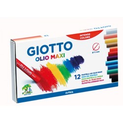 pastelli a olio Giotto Maxi 12 colori