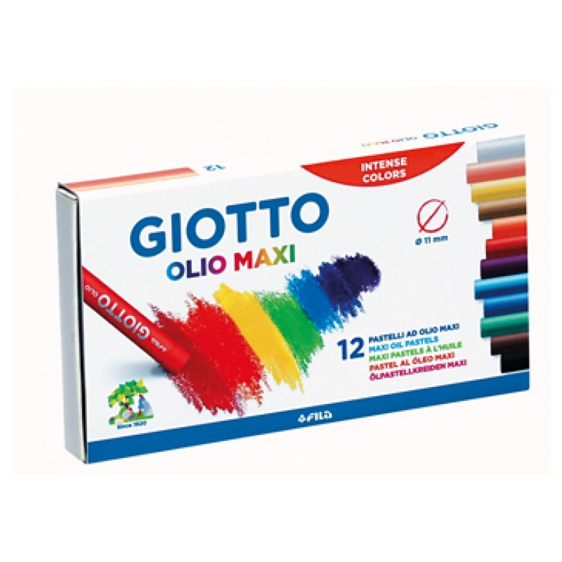 pastelli a olio Giotto Maxi 12 colori