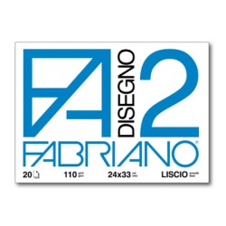 ALBUM DA DISEGNO FABRIANO FA2 LISCIO 24X33