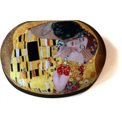 Portagioie da viaggio Kaos - Il bacio - Gustav Klimt