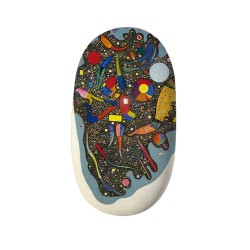 gomma ovale kaos Multicolore di Kandinsky