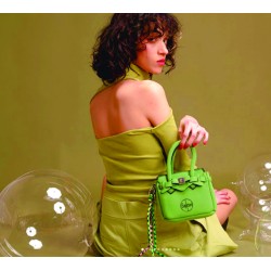 fashion bag bauletto Baglicious verde