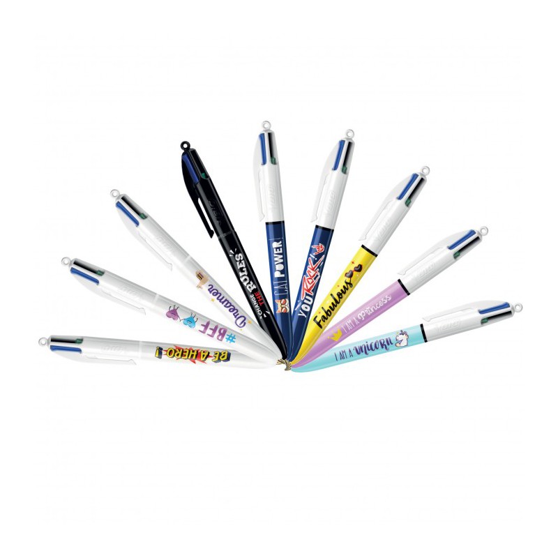PENNA SFERA 4 COLOURS MESSAGES BIC